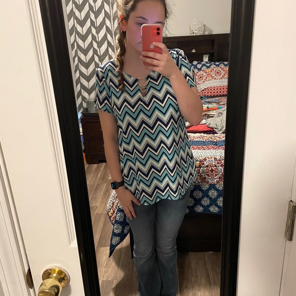 Chevron blouse